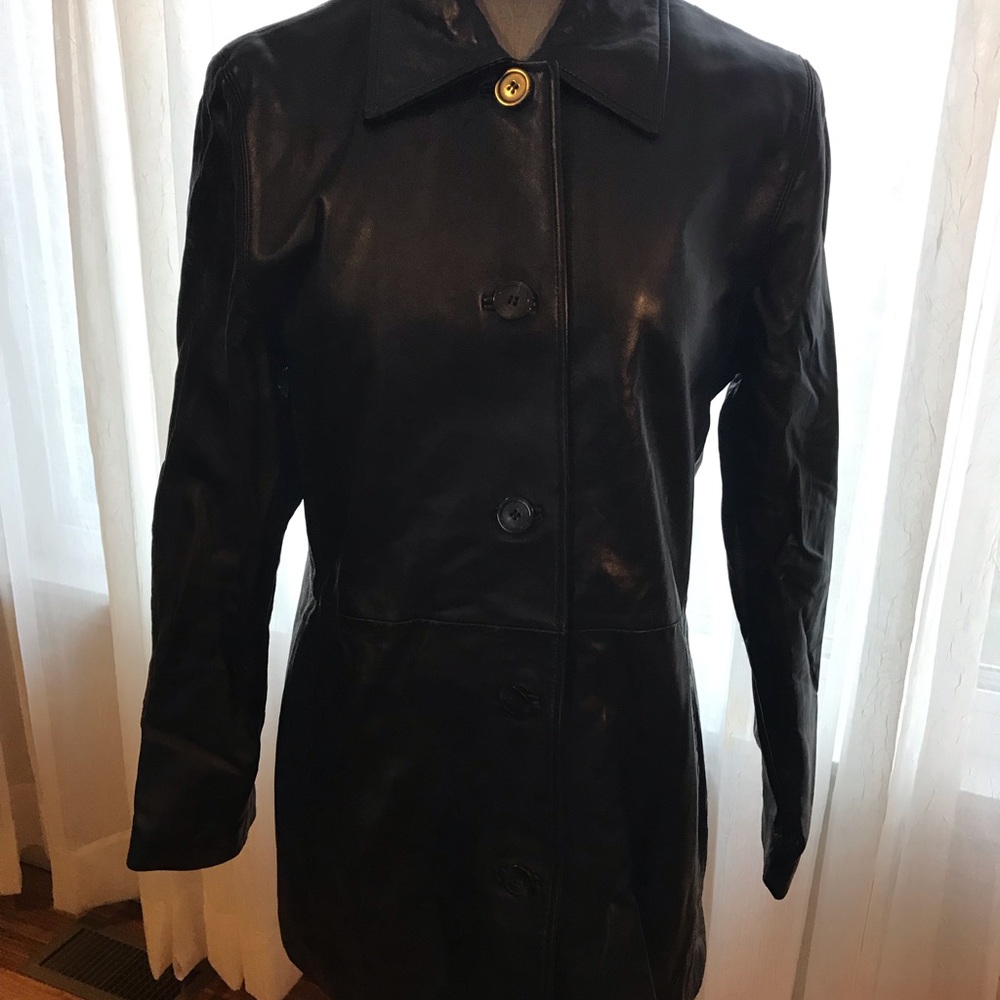 Ladies black Leather Jacket